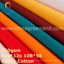 100%Cotton Twill Thick Fabric for Workwear Textile (GLLML372)